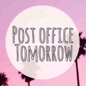 Order tonight·post office tomorrow